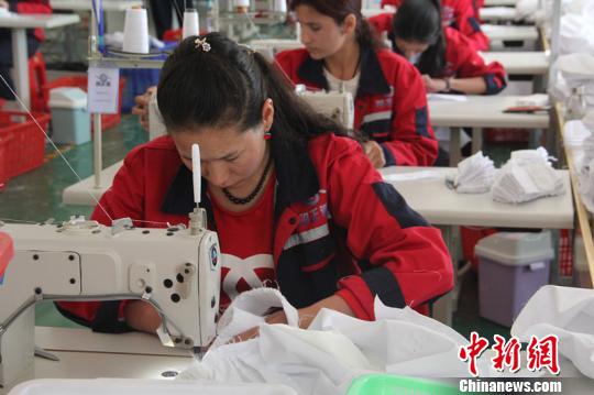 深圳援疆企業(yè)在塔縣建服裝廠，產(chǎn)品遠(yuǎn)銷歐洲市場